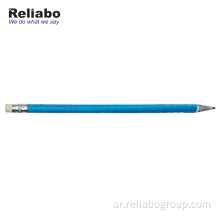 قلم رصاص رقيق ترويجي قابل لإعادة الاستخدام مع أعلى ممحاة